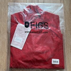 Women figs USA mock neck long sleeve underscrub